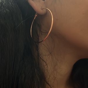 Big Golden Hoop Earrings