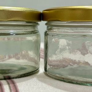 Glass Jar & Container with Air Tight metal Lid