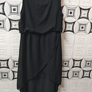 Women Maxi Middi Black Dress