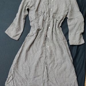 Stripped Kurti/Shrug