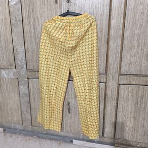 New Lemon Yellow Kurti Set (Printed)