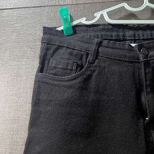 Black Straight Fit Jean’s