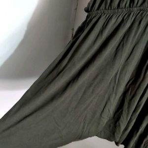 H&M OLIVE GREEN DRESS