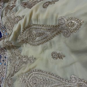 Designer Embroidery Work Saree