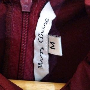 Miss Chase Burgundy Dress