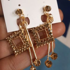 Golden Earing Set For Women