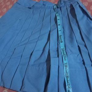 Blue Uniform Skirt For Girls