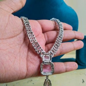 Pink AD Necklace