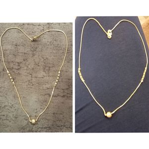 2 Golden Short Mangalsutra