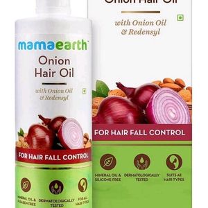 Mamaearth onion oil full Bottle