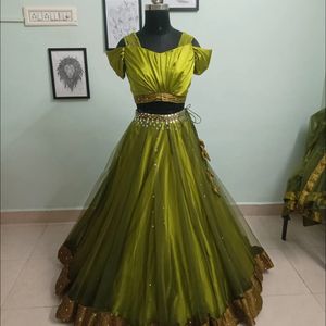 Green Lehenga