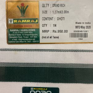 New Ramraj Dhoti For Grabs