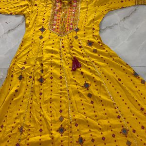 Yellow Colour Kurtha