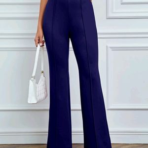 Navy Blue Bootcut Trouser