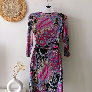 Elegant Imported Wrap Dress