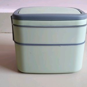 Bento Two Layer Lunch Box With Spoon