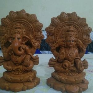 Maa Laxmi And Lords Ganesh Idol
