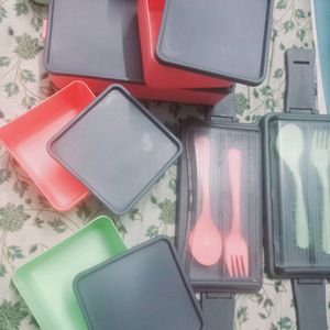 Lunch Boxes Pink And Green