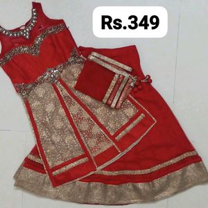 Kids Lehenga Choli With Dupatta