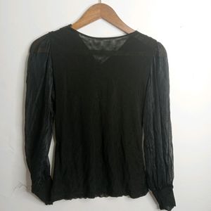 Black Casual Top (Girl' s)