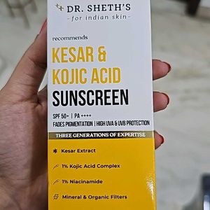 Dr Sheths Kesar Kojic Acid Sunscreen