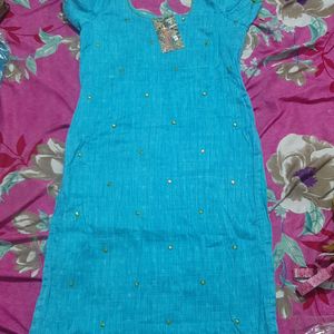 Light Blue Kurti