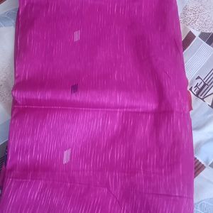 A Dark Pink Colour Saree