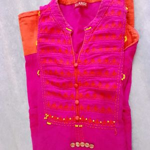 Khadi Pure Cotton Designer Kurti