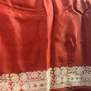 Red Saree Elegant Never Worn Even Once