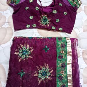 Wedding Saree+2kurti