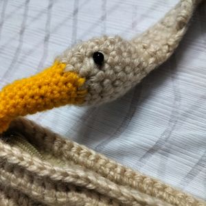 Pintresty Crochet Duck Bag 🛍️