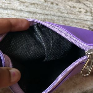 Purple Coin And Cash Wallet