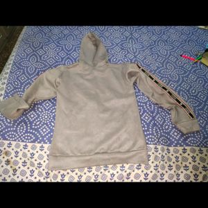 Women Grey Sweatshirt Hoody Pretty Winters