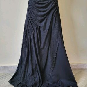 Velvet And Lace Gown