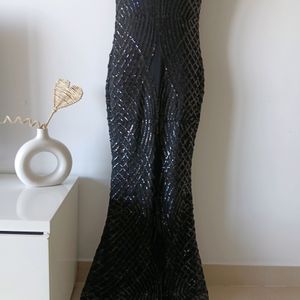 Everlaine Dimensional Sequin Gown