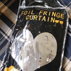 FOIL FRINGE CURTAIN |COMBO OF THREE|