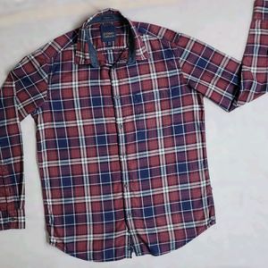 Indian Terrain Men Checkered Casual Slim Fit Shirt