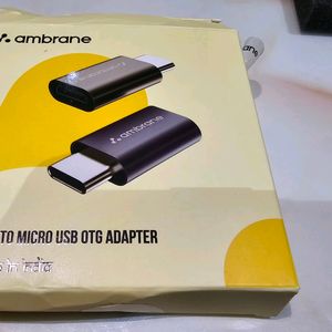 Ambrane Micro Usb To Type C Otg