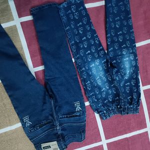 Combo Of 2 Jeans For 4-5 Years Old Girl