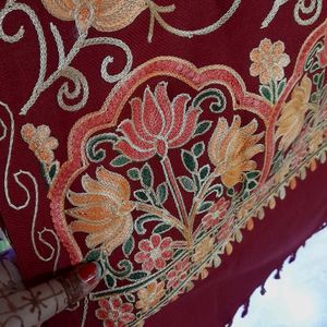 Kashmiri Embroidery Woollen Shawl