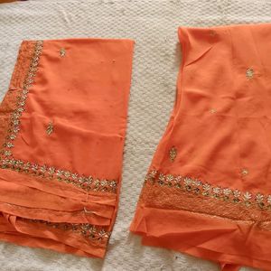 Unstiched Lahenga Choli Fabric With Dupatta