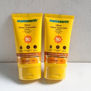 Mamaearth Ubtan Sunscreen Combo