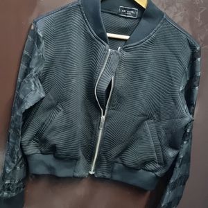 Stylish Biker Bomber Jacket (Bust-38,40)