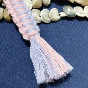 Macrame Charm Keychain!