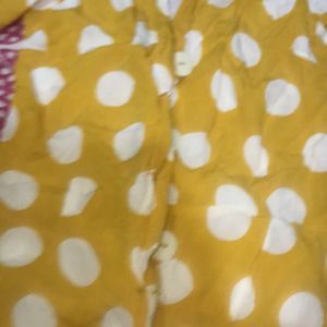 Women Polka Dotted Designer Top