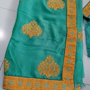 Bridal (2) Heavy Saree With Blouse