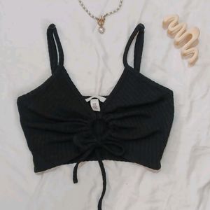 H&M Cut Out Crop Top