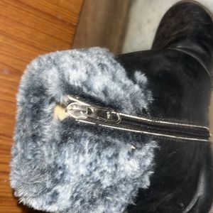 winter fur shoes