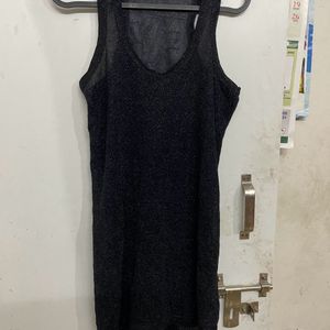 Black Shimmery Cocktail Dress
