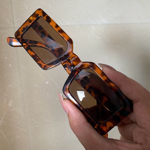 Unisex Cheetah Print Sunglasses